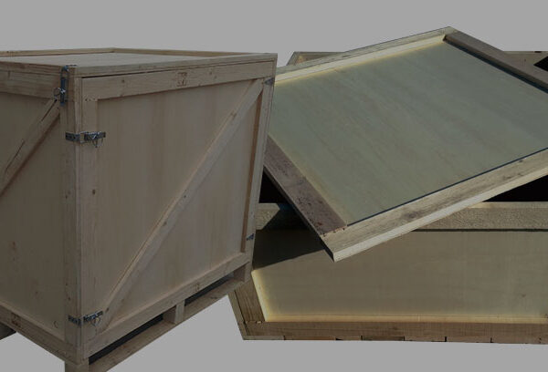 ahşap destekli kontrplak sandık